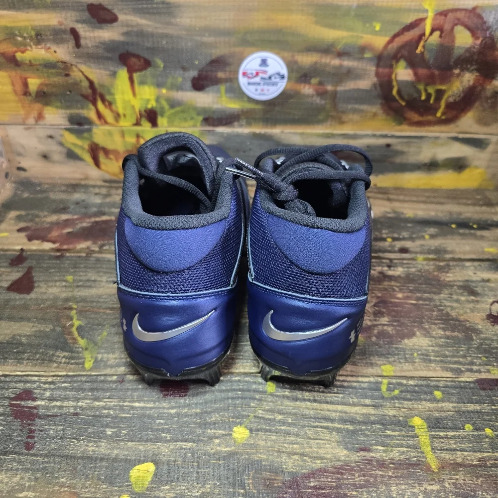 Nike Alpha Menace 4 Pro‎ Football Cleats Men's Size 11.5 FD7037-401 Navy Blue